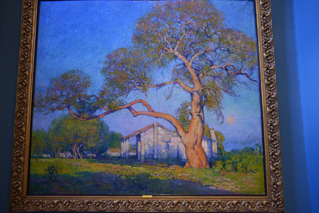 28 Tarde Gris painting by Atilio Malinverno Salon de Pintores y Pinturas Argentinas del Bicentenario Blue Hall Casa Rosado Plaza de Mayo Buenos Aires